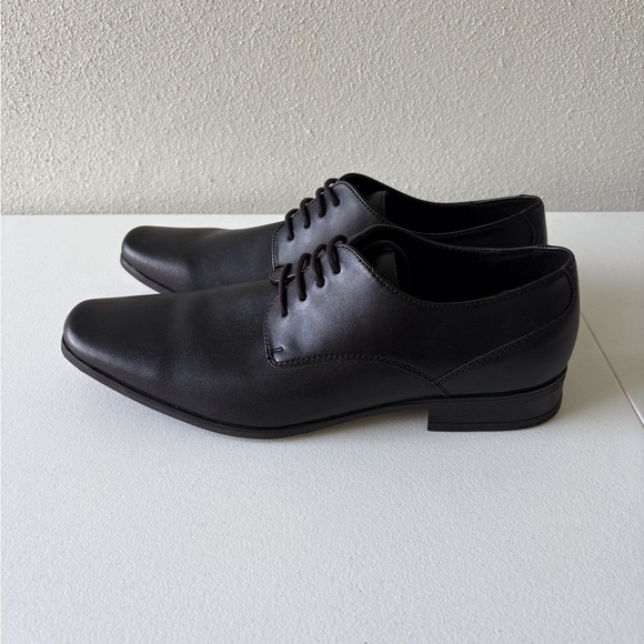Calvin‎ Klein Brodie2 Black Lace Up Oxford Leather Upper Size 9.5 Office Suit main image 4